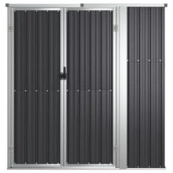 Abri à Outils De Jardin Anthracite 161x89x161cm Acier Galvanisé -Mobilier De Jardin abri a outils de jardin anthracite 161x89x161cm acier galvanise 3666722863001 1458188