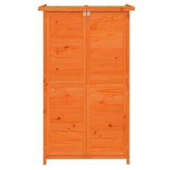 Abri à Outils De Jardin Marron 83x57x140 Cm Bois Massif Pin -Mobilier De Jardin abri a outils de jardin marron 83x57x140 cm bois massif pin 3666722921619 1502078