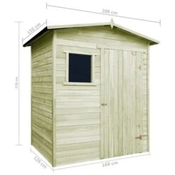 Abri De Jardin 1,5 X 2 M Bois De Pin Imprégné -Mobilier De Jardin abri de jardin 1 5 x 2 m bois de pin impregne 3666722122627 1353817
