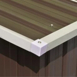 Abri De Jardin 257 X 298 X 178 Cm Métal Marron -Mobilier De Jardin abri de jardin 257 x 298 x 178 cm metal marron 3666722149174 1264279