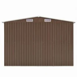 Abri De Jardin 257 X 298 X 178 Cm Métal Marron -Mobilier De Jardin abri de jardin 257 x 298 x 178 cm metal marron 3666722149174 1264281