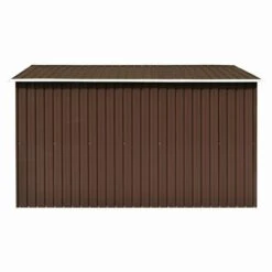Abri De Jardin 257 X 298 X 178 Cm Métal Marron -Mobilier De Jardin abri de jardin 257 x 298 x 178 cm metal marron 3666722149174 1264282