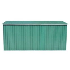 Abri De Jardin 257x392x181 Cm Métal Vert -Mobilier De Jardin abri de jardin 257x392x181 cm metal vert 3666722150842 1261904