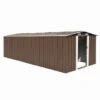 Abri De Jardin 257x580x181 Cm Métal Marron -Mobilier De Jardin abri de jardin 257x580x181 cm metal marron 3666722150835 1261907