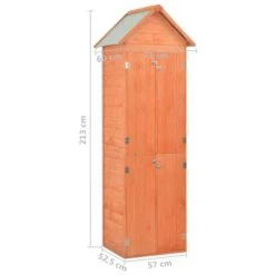 Abri De Jardin 71 X 60 X 213 Cm Bois -Mobilier De Jardin abri de jardin 71 x 60 x 213 cm bois 3666722152815 1255686