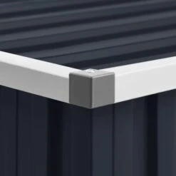 Abri De Jardin Anthracite 195x198x159 Cm Acier Galvanisé -Mobilier De Jardin abri de jardin anthracite 195x198x159 cm acier galvanise 3666722143806 1303231