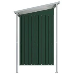 Abri De Jardin Avec Toit étendu Vert 346x121x181 Cm Acier -Mobilier De Jardin abri de jardin avec toit etendu vert 346x121x181 cm acier 8718475724681 1264506