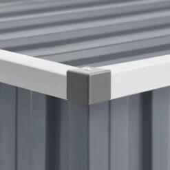 Abri De Jardin Gris 195x198x159 Cm Acier Galvanisé -Mobilier De Jardin abri de jardin gris 195x198x159 cm acier galvanise 3666722609791 1405614