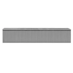 Abri De Jardin Gris 257x990x181 Cm Acier Galvanisé -Mobilier De Jardin abri de jardin gris 257x990x181 cm acier galvanise 3666722117227 1370118