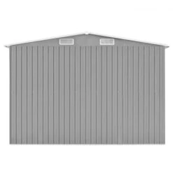Abri De Jardin Gris 257x990x181 Cm Acier Galvanisé -Mobilier De Jardin abri de jardin gris 257x990x181 cm acier galvanise 3666722117227 1370120