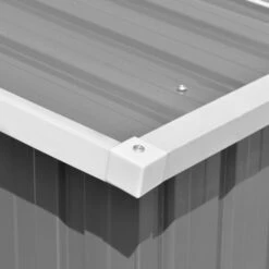 Abri De Jardin Gris 257x990x181 Cm Acier Galvanisé -Mobilier De Jardin abri de jardin gris 257x990x181 cm acier galvanise 3666722117227 1370123