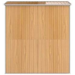 Abri De Jardin Marron Clair 192x191x223 Cm Acier Galvanisé -Mobilier De Jardin abri de jardin marron clair 192x191x223 cm acier galvanise 8720845582319 1493996