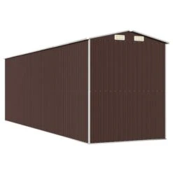 Abri De Jardin Marron Foncé 192x606x223 Cm Acier Galvanisé 15 Abri De Jardin Marron Foncé 192x606x223 Cm Acier Galvanisé -Mobilier De Jardin abri de jardin marron fonce 192x606x223 cm acier galvanise 3666722921657 1493989