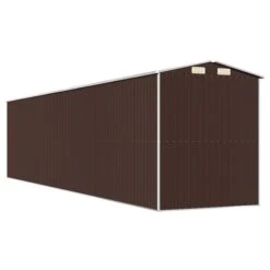 Abri De Jardin Marron Foncé 192x855x223 Cm Acier Galvanisé 15 Abri De Jardin Marron Foncé 192x855x223 Cm Acier Galvanisé -Mobilier De Jardin abri de jardin marron fonce 192x855x223 cm acier galvanise 3666722886598 1482763
