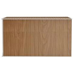 Abri De Jardin Mural Marron 118x288x178 Cm Acier Galvanisé -Mobilier De Jardin abri de jardin mural marron 118x288x178 cm acier galvanise 3666722921626 1344954
