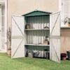 Abri De Jardin Vert 107,5x46x183 Cm Acier Galvanisé -Mobilier De Jardin abri de jardin vert 107 5x46x183 cm acier galvanise 3666722921688 1506372