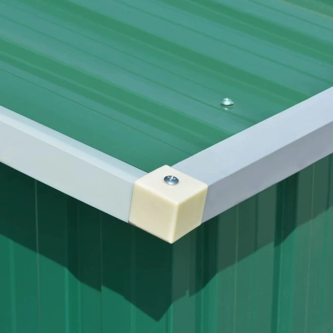 Abri De Jardin Vert 257x990x181 Cm Acier Galvanisé 9 Abri De Jardin Vert 257x990x181 Cm Acier Galvanisé – Image 7