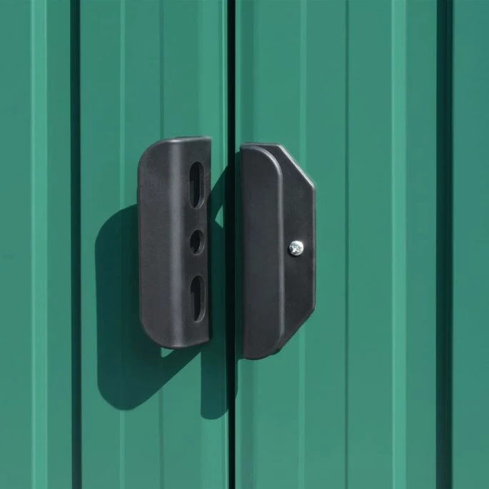 Abri De Jardin Vert 257x990x181 Cm Acier Galvanisé 10 Abri De Jardin Vert 257x990x181 Cm Acier Galvanisé – Image 8