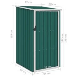 Abri De Jardin Vert 87x98x159 Cm Acier Galvanisé 15 Abri De Jardin Vert 87x98x159 Cm Acier Galvanisé -Mobilier De Jardin abri de jardin vert 87x98x159 cm acier galvanise 3666722132459 1329383