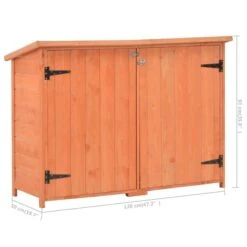 Abri De Stockage De Jardin 120x50x91 Cm Bois -Mobilier De Jardin abri de stockage de jardin 120x50x91 cm bois 3666722151047 1261556