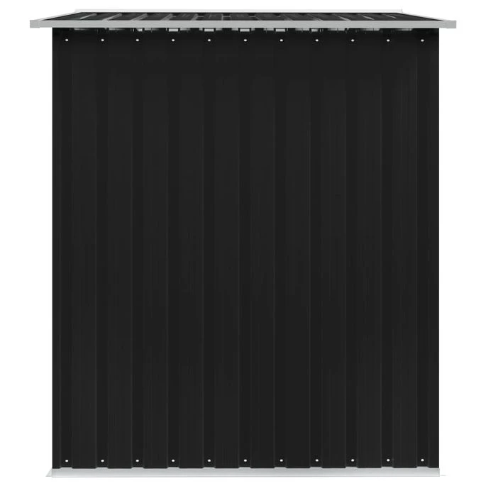 Abri De Stockage Pour Jardin Anthracite Acier 257x205x178 Cm 6 Abri De Stockage Pour Jardin Anthracite Acier 257x205x178 Cm – Image 4