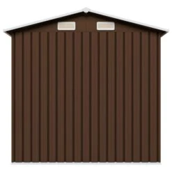 Abri De Stockage Pour Jardin Marron 204x132x186 Cm Acier 14 Abri De Stockage Pour Jardin Marron 204x132x186 Cm Acier -Mobilier De Jardin abri de stockage pour jardin marron 204x132x186 cm acier 3666722764148 1370113