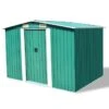 Abri De Stockage Pour Jardin Métal Vert 257 X 205 X 178 Cm -Mobilier De Jardin abri de stockage pour jardin metal vert 257 x 205 x 178 cm 3666722763707 1421577