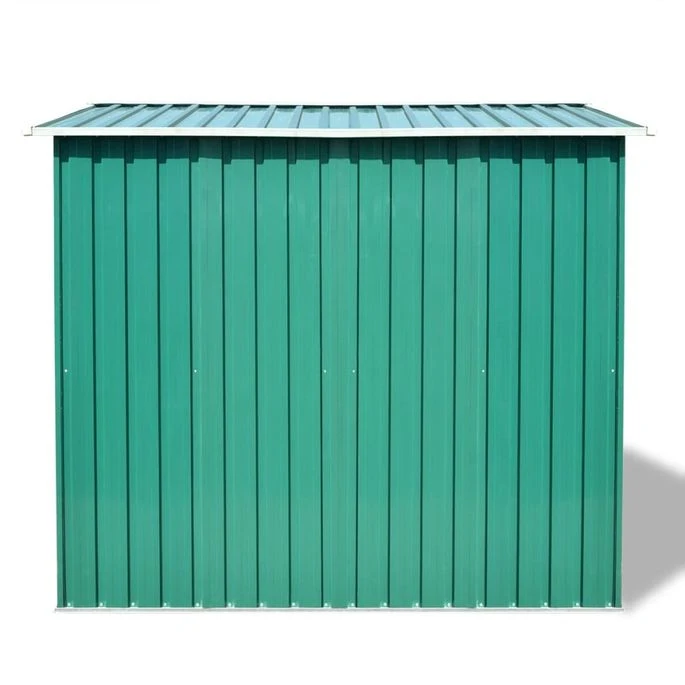 Abri De Stockage Pour Jardin Métal Vert 257 X 205 X 178 Cm 5 Abri De Stockage Pour Jardin Métal Vert 257 X 205 X 178 Cm – Image 3