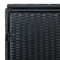 Abris Pour Poubelle Double Résine Tressée Noir 148x80x111 Cm -Mobilier De Jardin abris pour poubelle double resine tressee noir 148x80x111 cm 3666722132626 1329290