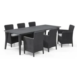 Allibert Chaise De Salle A Manger De Jardin Trenton Graphite -Mobilier De Jardin allibert chaise de salle a manger de jardin trenton graphite 8711245129334 1474368