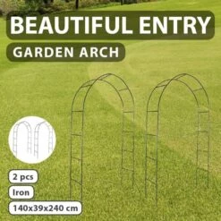 Arche De Jardin 2 Pcs Pour Plantes Grimpantes -Mobilier De Jardin arche de jardin 2 pcs pour plantes grimpantes 3666722182072 1216435