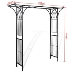 Arche De Jardin 200 X 52 X 204 Cm -Mobilier De Jardin arche de jardin 200 x 52 x 204 cm 3666722186803 1209680