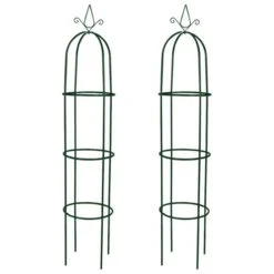 Arche De Jardin En Forme De Tour 2 Pcs