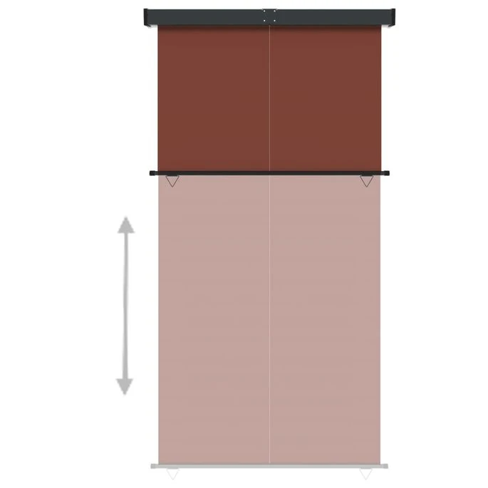 Auvent Latéral De Balcon 160x250 Cm Marron 2 6 Auvent Latéral De Balcon 160x250 Cm Marron 2 – Image 4