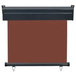 Auvent Latéral De Balcon 80x250 Cm Marron -Mobilier De Jardin auvent lateral de balcon 80x250 cm marron 3666722883726 583862
