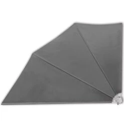 Auvent Latéral Pliable De Balcon Gris 160 X 240 Cm -Mobilier De Jardin auvent lateral pliable de balcon gris 160 x 240 cm 3666722331425 973719
