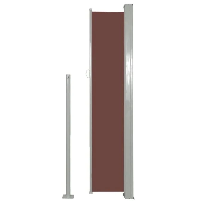 Auvent Latéral Rétractable 160 X 500 Cm Marron 6 Auvent Latéral Rétractable 160 X 500 Cm Marron – Image 4