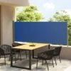 Auvent Latéral Rétractable De Patio 117x300 Cm Bleu -Mobilier De Jardin auvent lateral retractable de patio 117x300 cm bleu 3666722160841 1239840