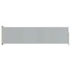 Auvent Latéral Rétractable De Patio 140x500 Cm Gris 2 -Mobilier De Jardin auvent lateral retractable de patio 140x500 cm gris 3666722136389 1321240