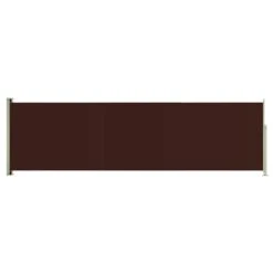 Auvent Latéral Rétractable De Patio 180x600 Cm Marron