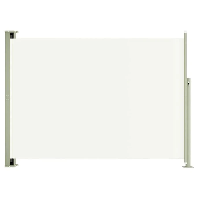 Auvent Latéral Rétractable De Patio 220x300 Cm Crème 4 Auvent Latéral Rétractable De Patio 220x300 Cm Crème – Image 2