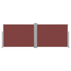 Auvent Latéral Rétractable Marron 120 X 1000 Cm -Mobilier De Jardin auvent lateral retractable marron 120 x 1000 cm 3666722522434 583130