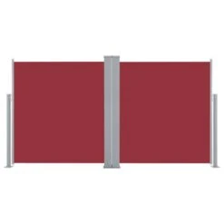 Auvent Latéral Rétractable Rouge 120 X 600 Cm -Mobilier De Jardin auvent lateral retractable rouge 120 x 600 cm 3666722522243 583417