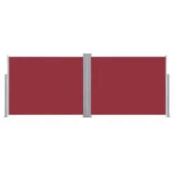 Auvent Latéral Rétractable Rouge 140 X 1000 Cm -Mobilier De Jardin auvent lateral retractable rouge 140 x 1000 cm 3666722522496 583034