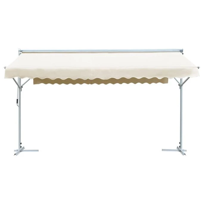 Auvent Sur Pied 500 X 300 Cm Crème 4 Auvent Sur Pied 500 X 300 Cm Crème – Image 2