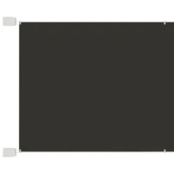 Auvent Vertical Anthracite 140x420 Cm Tissu Oxford