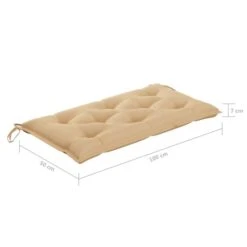 Balancelle 2 Places Feuilles De Palmier Et Coussin 202cm Bambou 8 -Mobilier De Jardin balancelle 2 places feuilles de palmier et coussin 202cm bambou 3666722778992 1207305