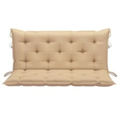 Balancelle Avec Coussin Beige 120 Cm Bois De Teck Solide 16 Balancelle Avec Coussin Beige 120 Cm Bois De Teck Solide -Mobilier De Jardin balancelle avec coussin beige 120 cm bois de teck solide 3666722779883 1207756