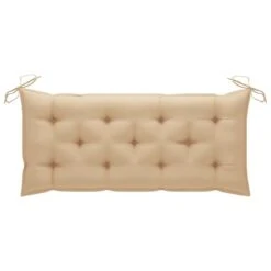 Balancelle Avec Coussin Beige 120 Cm Bois De Teck Solide 18 Balancelle Avec Coussin Beige 120 Cm Bois De Teck Solide -Mobilier De Jardin balancelle avec coussin beige 120 cm bois de teck solide 3666722779883 1207758