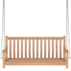 Balancelle Avec Coussin Rouge 120 Cm Bois De Teck Solide -Mobilier De Jardin balancelle avec coussin rouge 120 cm bois de teck solide 3666722838009 1192243